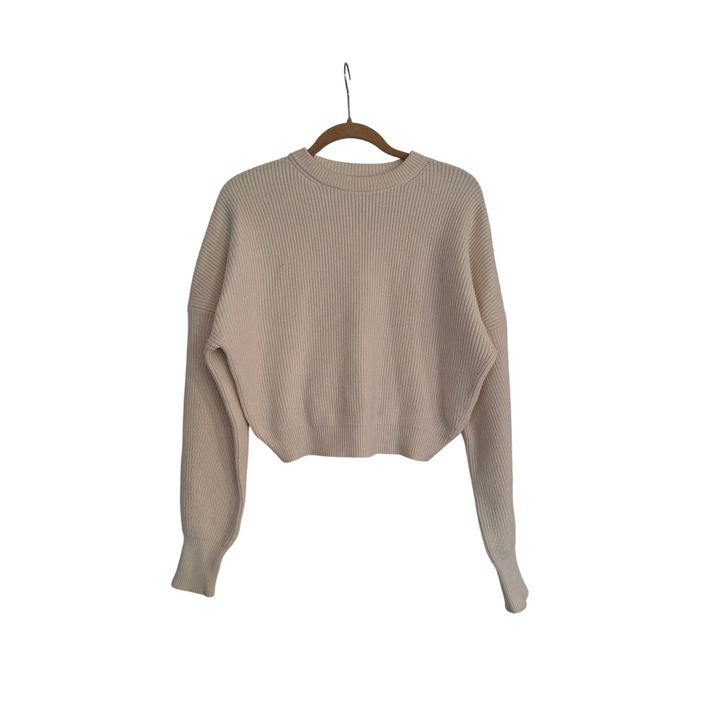 Maje‎ Women Sweater Cropped Cream  Size 2 (M)